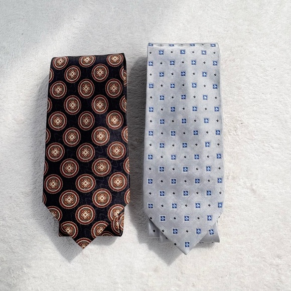 Jos. A. Bank Other - Jos. A. Bank Black and Gray Ties Elegant Accessories Set of 2